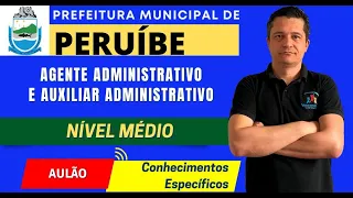 01-Concurso Prefeitura de Peruíbe - Agente e Auxiliar Administrativo -Conceitos Adm.- Publica