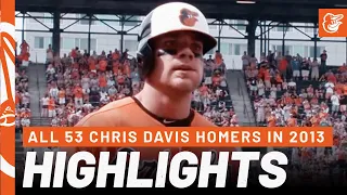 All 53 Chris Davis Homers in 2013 ⚾ Orioles Single-Season Home Run Record | Baltimore Orioles