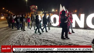 Stop segregacji sanitarnej - demonstracja w Lesznie