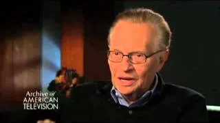 Larry King on his interview style - EMMYTVLEGENDS.ORG