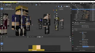 Разрабатываем персонажей для анимаций - part 1 Blender 2.9 и MCDkin 3D