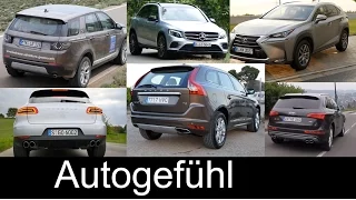 Best Premium Compact SUV Lexus NX LR Disco Sport vs Audi Q5 Porsche Macan Mercedes GLC Volvo XC60