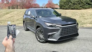 2024 Lexus TX350 AWD Luxury: Start Up, Test Drive, Walkaround, POV and Review