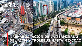 Último tramo del Tren Interurbano México-Toluca y CETRAM Indios Verdes, 3° semana de julio 2023 CDMX