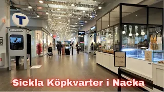 Sickla köpkvarter with 150 shops, in Nacka, Sweden