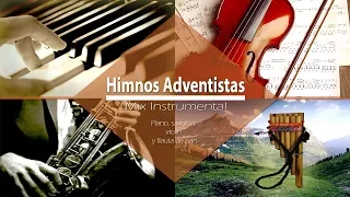 ✔🎸🎵🎧🎻🎸 Mix Himnos instrumentales Cristianos || Flauta de pan, piano, violín y saxofón