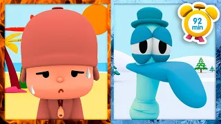 POCOYO ENGLISH ❄️ Four Seasons Of The Year ☀️ [92 min] Full Episodes |VIDEOS and CARTOONS for KIDS