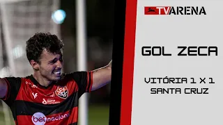 GOL DE ZECA! Vitória 1x1 Santa Cruz | TV Arena