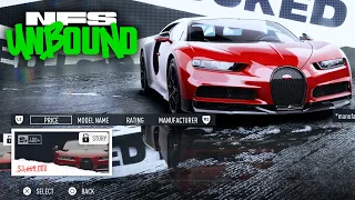 Need for Speed Unbound - ALL 143 CARS & 19 CUSTOM CARS (Full Car List)