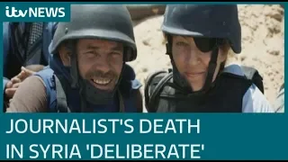 New documentary shines light on war journalist Marie Colvin’s death | ITV News