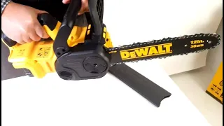 Аккумуляторная  Пила DeWALT DCM565P1 - Очень близко снимаем