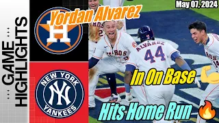 Astros vs Yankees [TODAY] Highlights | Yordan Alvarez Hits Home Run: In On Base! 🔥