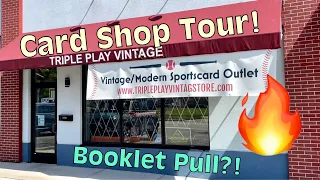 I PULLED A HUGE HIT FROM A MUSEUM COLLECTION BOX FROM THIS CARD STORE!  (Card Shop Tour!)