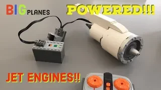 Motorizing LEGO jet engines!!!