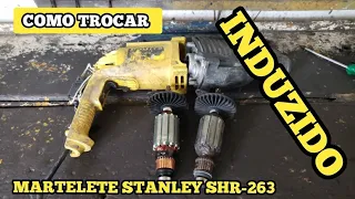 COMO TROCAR O INDUZIDO DO MARTELETE STANLEY SHR-263