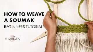 How to weave a Soumak Tutorial for Beginners | Weaving basics