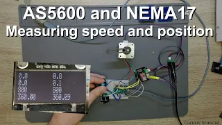Measuring speed and position using the AS5600 magnetic encoder