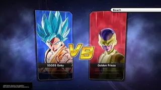 Xenoverse 2 Requested Battle! Super Saiyan Blue Goku Vs Golden Frieza