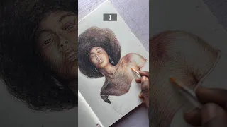 Ballpoint pen drawing #art #shorts #sketch #easydrawing #howto