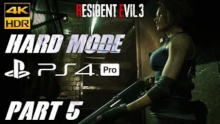 RESIDENT EVIL 3 REMAKE [4K 60FPS HDR PS4 PRO] Gameplay Walkthrough Part 5 - No Commentary