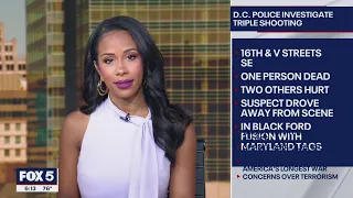 3 shot, 1 dead in DC triple shooting as city violence continues | FOX 5 DC