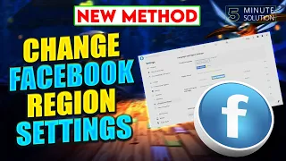 How to change facebook region settings 2024