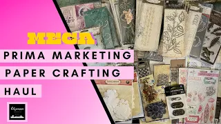 Mega Prima Marketing Scrapbooking/Paper Crafting Haul