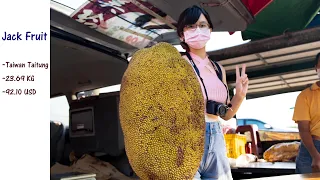 24公斤！ 巨型菠蘿蜜切割技巧 - 台灣美食