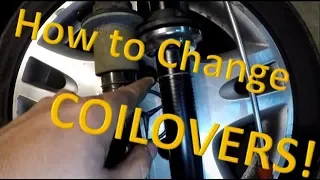 W211 DIY | Changing the Front Coilover Struts!