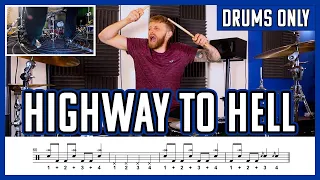 Highway To Hell - Drums Only + Notation