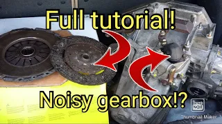Noise in the gearbox of the Alfa Romeo 147. Replacing the clutch kit, complete tutorial 147, 157, GT