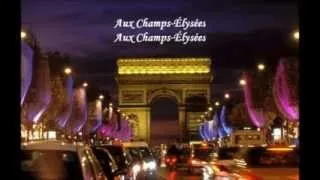 Joe Dassin, Aux Champs-Élysées, with lyrics