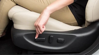 2018 Nissan Maxima - Seat Adjustments