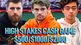 Top Pots ep11 $1k/$2k NLH CrownUpGuy | limitless | mczhang High Stakes Cash Game Highlights