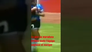 le jour où Maradona dribble toute l'équipe anglaise et marque un but historique