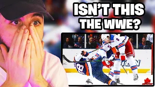 British Guy Reacts to NHL Biggest Hits