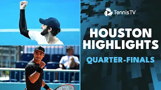 Tiafoe vs Thompson; Shelton, Giron & Etcheverry Feature | Houston 2024 Quarter-finals Highlights