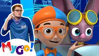 Learn About Bats | Blippi Wonders | MyGo ASL - Learning Sign Language for Kids