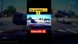 the car hit the car at traffic signal 🚗💥🚦|| #caraccident #dashcam