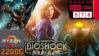 Bioshock Franchise - RX 570 - 1 & 2 Remastered - Infinite - Trilogy - Ryzen 3 2200G - Benchmark