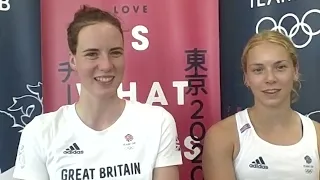 Kathleen Dawson & Anna Hopkin reflect on emotional record breaking gold medal - Tokyo 2020 Olympics