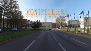 DRIVING DOWNTOWN MONTPELLIER 🇫🇷 4K⁶⁰