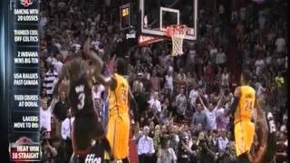 March 10, 2013 - ESPN - Game 61 Miami Heat Vs. Indiana Pacers - Win (47-14)(Sportscenter)