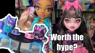 I FOUND THEM EARLY! FABOOLOUS PETS - Monster High Generation 3 two pack Draculaura & Clawdeen review