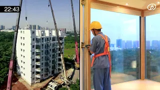 Китайцы построили 10-этажный дом за 29 часов
