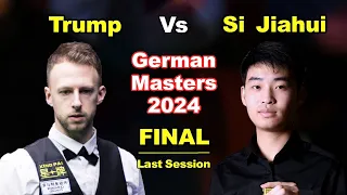 SNOOKER HIGHLIGHTS German Masters 2024 Final JUDD TRUMP VS Si Jiahui LAST SESSION