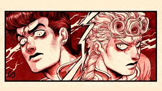 ДЖОСКЕ VS ДЖОРНО (jjba comic) [RUS DUB]