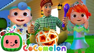 JJ Decorates for Halloween! | @Cocomelon - Nursery Rhymes | Moonbug Kids