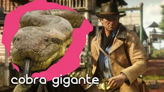 red dead redemption 2-easter egg da cobra gigante