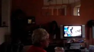 granny jumps out her skin watching michael jackson's ghost